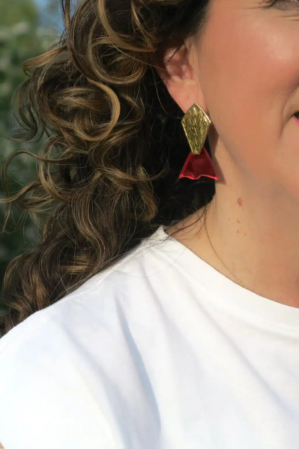 Pendiente San Fermín, metacrilato, pendiente Pamplona, Fiestas pamplona